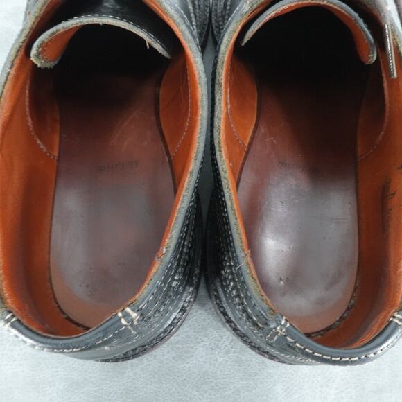Allen Edmonds Shoes Mens Size 9 D Dark Brown McTavish Wingtip Brogue Leather - Picture 7 of 10